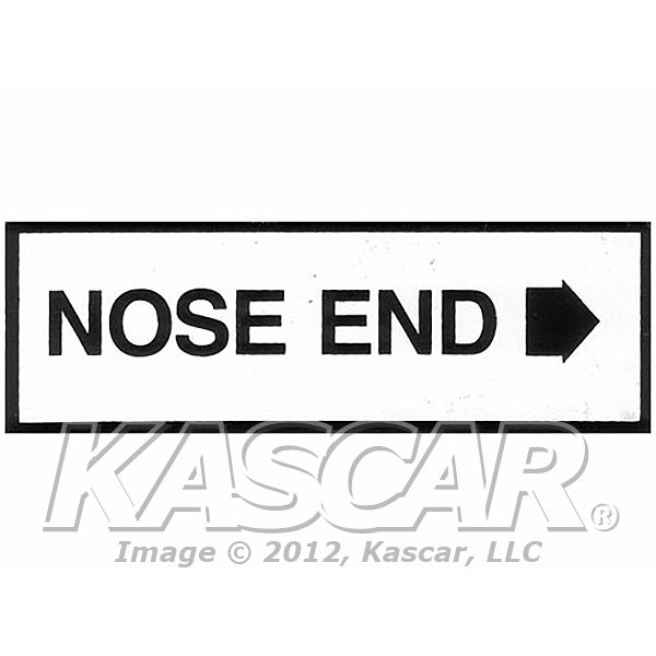 Decal, Nose End