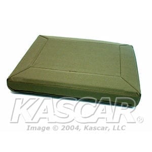 Cushion, Seat Bottom Commanders And Rear Passenger, New Material, Green
