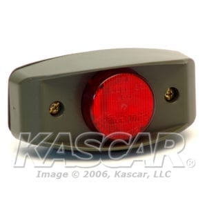 LED Side Marker Clearance Lamp, Green, Red Lamp, Cam-on Bracket