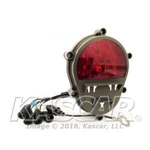 LED Rear Composite Complete, Green Bucket, Red Lens
