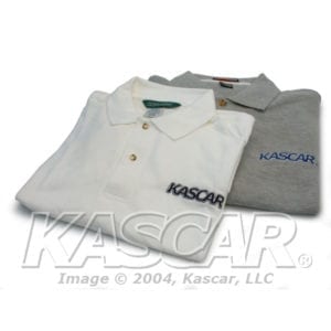 Shirt, Polo, Long Sleeved Kascar, color gray, size XL