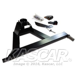 Bumper mounted spare tire carrier