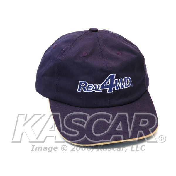 Baseball Cap, Real4WD, color Navy, Khaki trim